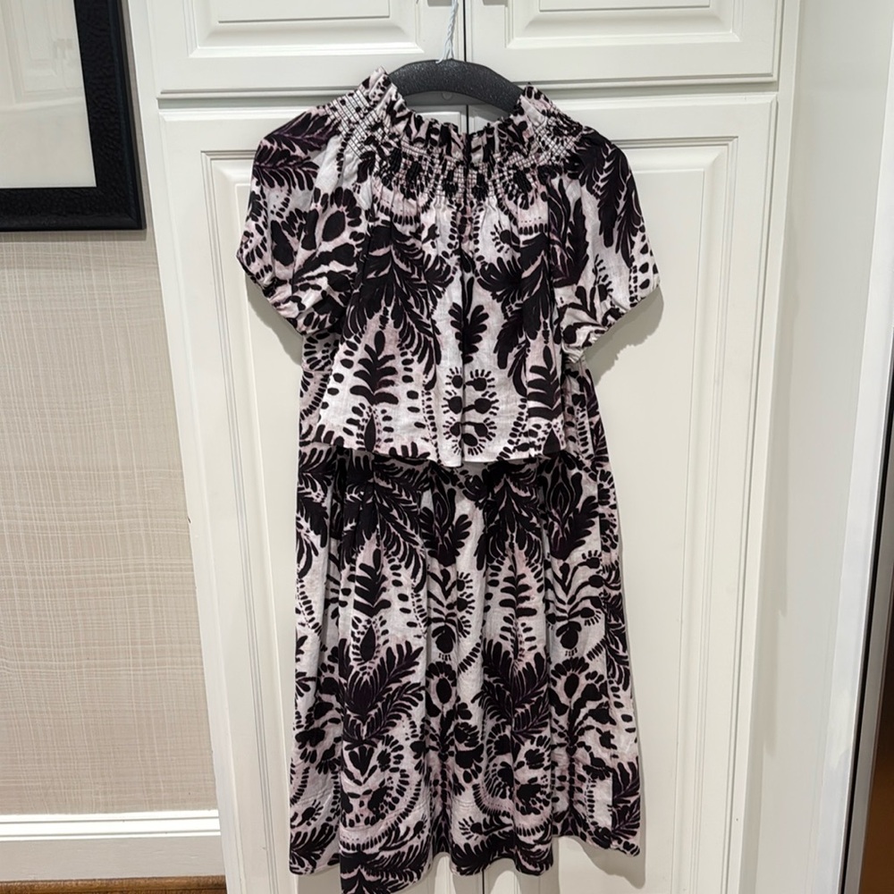 Marie Oliver Linen Skirt & Top Small